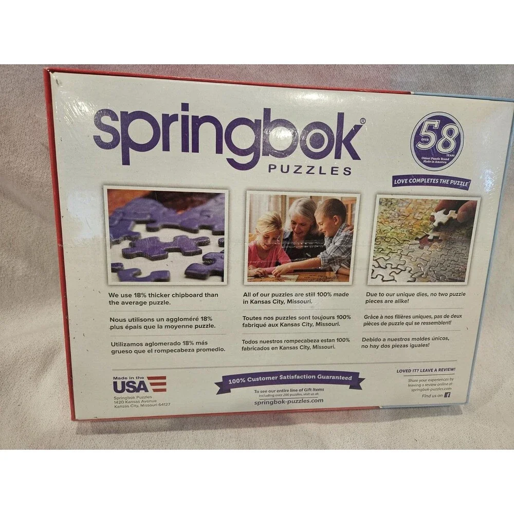 Springbok Christmas Cabin 500 PC NEW Jigsaw Puzzle By Dona Gelsinger 2022 Unopen